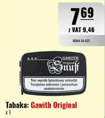 Eurocash Tabaka: Gawith Original oferta