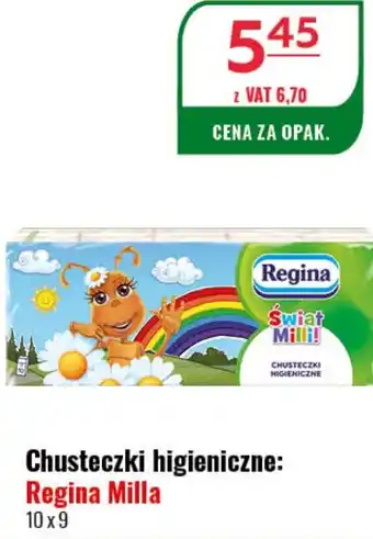 Eurocash Chusteczki higieniczne: Regina Milla 10x9 oferta