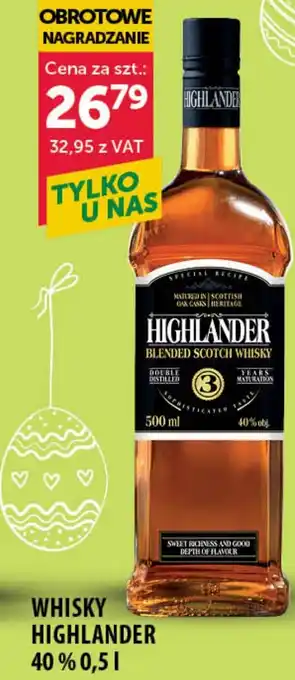 Eurocash Cash & Carry WHISKY HIGHLANDER 40 % 0,5 L oferta
