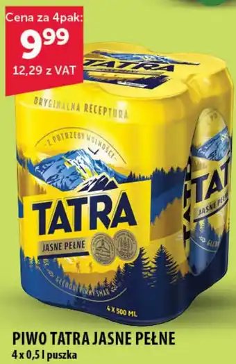 Eurocash Cash & Carry PIWO TATRA JASNE PEŁNE oferta