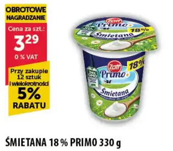 Eurocash Cash & Carry ŚMIETANA 18% PRIMO 330 g oferta