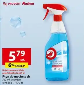 Auchan Płyn do mycia szyb Auchan oferta