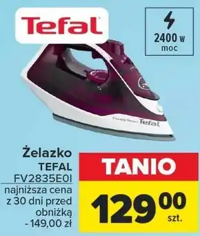 Carrefour Żelazko Tefal oferta