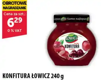 KONFITURA ŁOWICZ 240 g truskawkowa, wiśniowa
