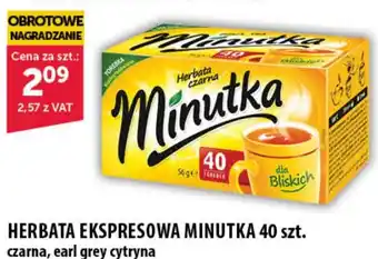 Eurocash Cash & Carry HERBATA EKSPRESOWA MINUTKA 40 szt. oferta