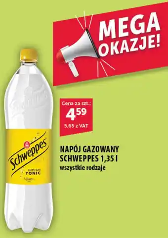 Eurocash Cash & Carry NAPÓJ GAZOWANY SCHWEPPES 1,35L oferta