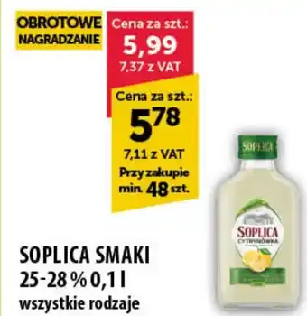 Eurocash Cash & Carry SOPLICA SMAKI 25-28% 0,1L oferta