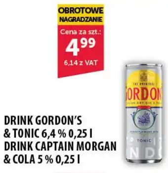 DRINK GORDON'S & TONIC 6,4 %
