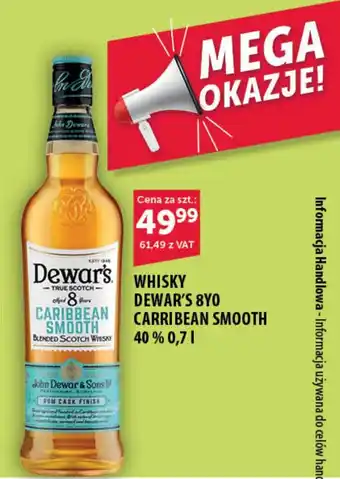 Eurocash Cash & Carry Dewar's WHISKY CARRIBEAN SMOOTH oferta