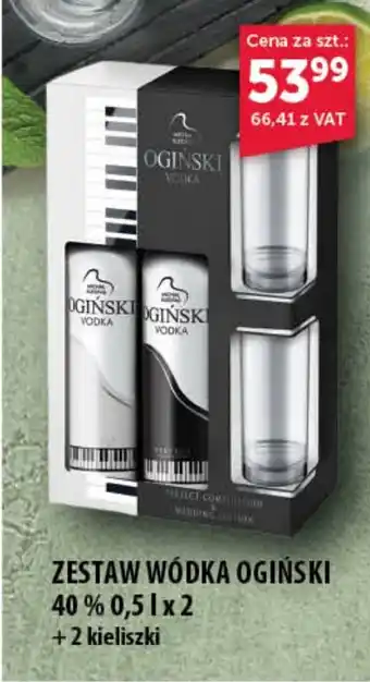 Eurocash Cash & Carry ZESTAW WÓDKA OGIŃSKI 40% oferta