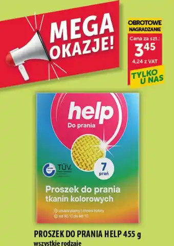 Eurocash Cash & Carry Proszek do prania help 455 g oferta