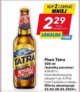 Lewiatan Piwo Tatra 500 ml oferta