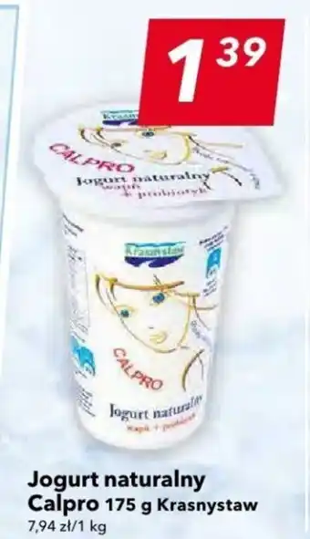 Lewiatan Krasnystaw Jogurt naturalny Calpro 175 g oferta