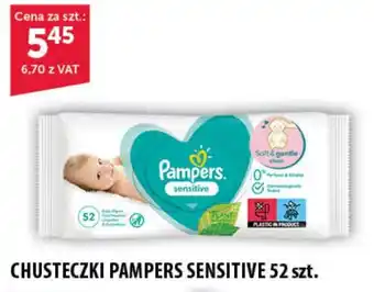 Eurocash Cash & Carry CHUSTECZKI PAMPERS SENSITIVE 52 szt. oferta