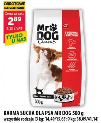 Eurocash Cash & Carry Karma sucha dla psa mr dog 500 g oferta