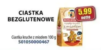 AT CIASTKA BEZGLUTENOWE z miodem 100 g oferta