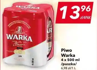 Lewiatan Piwo Warka 4x500ml oferta