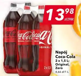 Lewiatan Napój Coca-Cola 2 x 1,5L oferta