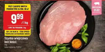 Polomarket Szynka wieprzowa bez kości 1kg oferta