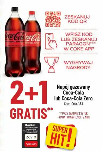 Polomarket Napój gazowany Coca-Cola lub Coca-Cola Zero Coca-Cola 1,5l oferta