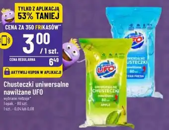 Polomarket Chusteczki uniwersalne nawilżane UFO 80 szt. oferta