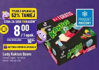 Polomarket Lody Kaktus Boom Froneri, 9 x 46 ml oferta