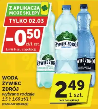 Groszek WODA ŻYWIEC ZDRÓJ 1,5 L oferta