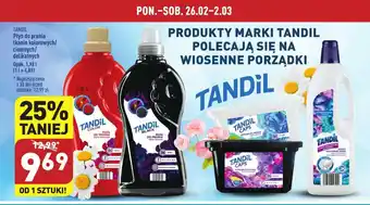 ALDI TANDIL Płyn do prania tkanin kolorowych/ ciemnych/ delikatnych 1,98l oferta