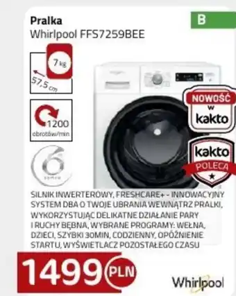 Kakto Pralka Whirlpool oferta