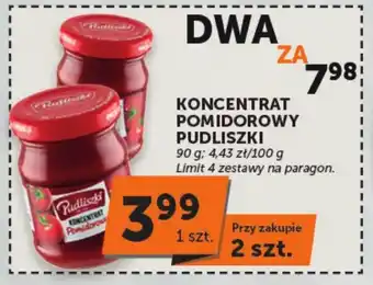 Groszek KONCENTRAT POMIDOROWY PUDLISZKI 90 g oferta