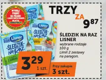 Groszek ŚLEDZIK NA RAZ LISNER 100 g oferta