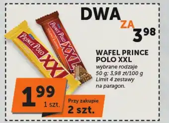 Groszek WAFEL PRINCE POLO XXL 50 g oferta