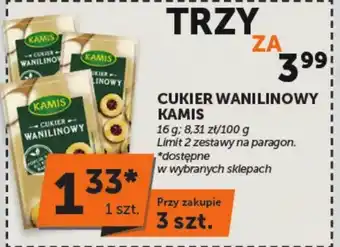 Groszek CUKIER WANILINOWY KAMIS 16 g oferta