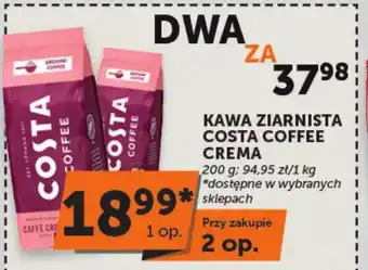 Groszek KAWA ZIARNISTA COSTA COFFEE CREMA 200 g oferta