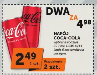 Groszek NAPÓJ COCA-COLA 200 ml oferta