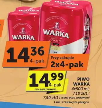 Groszek PIWO WARKA 4x500 ml oferta