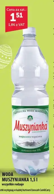 Eurocash WODA MUSZYNIANKA 1,5 l oferta