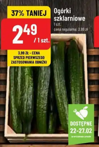 Polomarket Ogórki szklarniowe 1szt. oferta