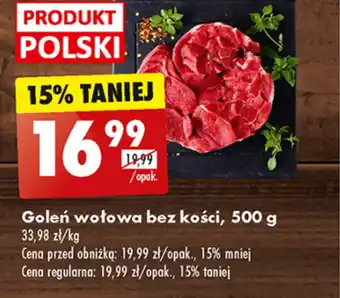 Biedronka Goleń wołowa Polski oferta