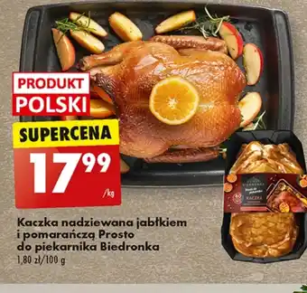 Biedronka Kaczka faszerowana Prosto do Piekarnika oferta