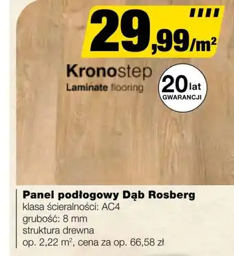 Bricomarche Panel podłogowy Kronostep oferta