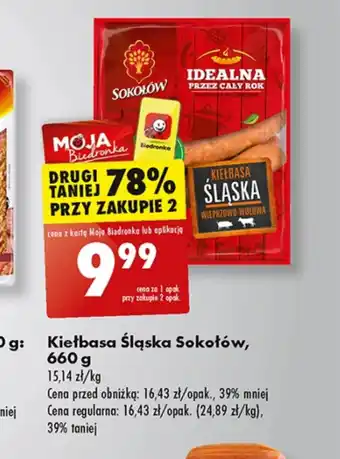 Biedronka Kiełbasa Sokołów oferta