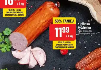 Polomarket Kiełbasa żywiecka Madej Wróbel 1 kg oferta
