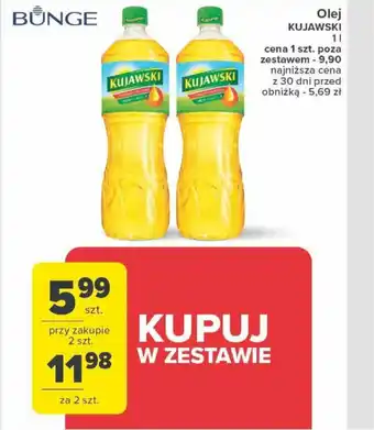 Carrefour BUNGE Olej Kujawski 1 l oferta
