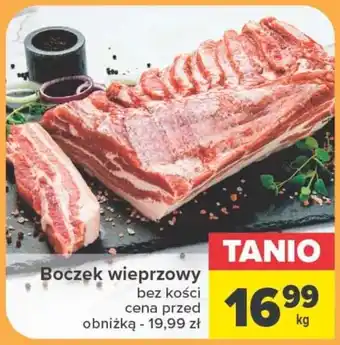 Carrefour Boczek bez kości 1kg oferta