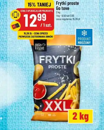 Polomarket Frytki proste Go tove 2 kg oferta