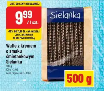 Polomarket Wafle z kremem o smaku śmietankowym Sielanka 500 g oferta