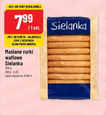 Polomarket Maślane rurki waflowe Sielanka 350g oferta