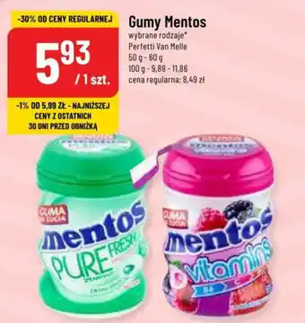 Polomarket Gumy Mentos Perfetti Van Melle 50-60g oferta