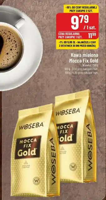 Kawa mielona Mocca Fix Gold Woseba 250 g